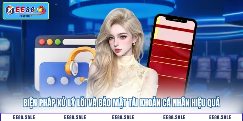 Biện pháp xử lý lỗi và bảo mật tài khoản cá nhân hiệu quả