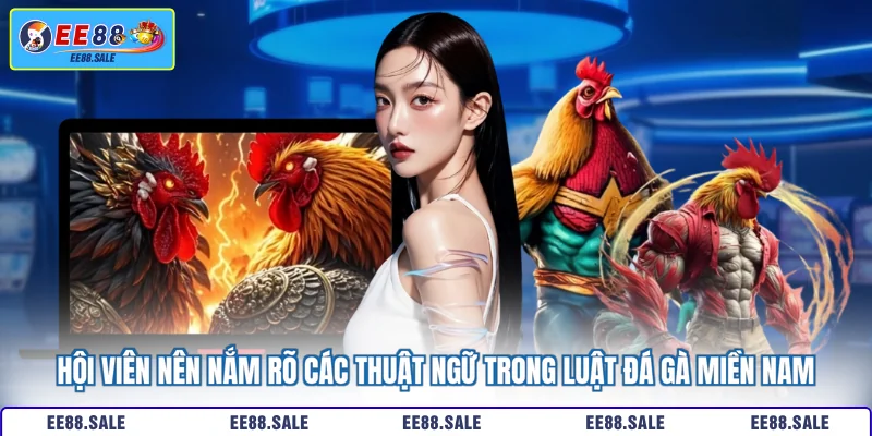 Hội viên nên nắm rõ các thuật ngữ trong luật đá gà miền nam