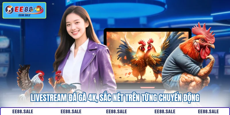 Livestream đá gà 4K, sắc nét trên từng chuyển động
