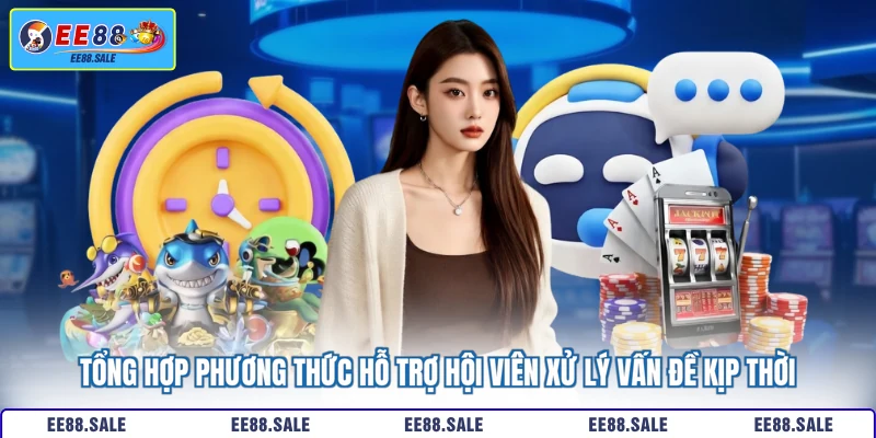 Tổng hợp phương thức hỗ trợ hội viên xử lý vấn đề kịp thời